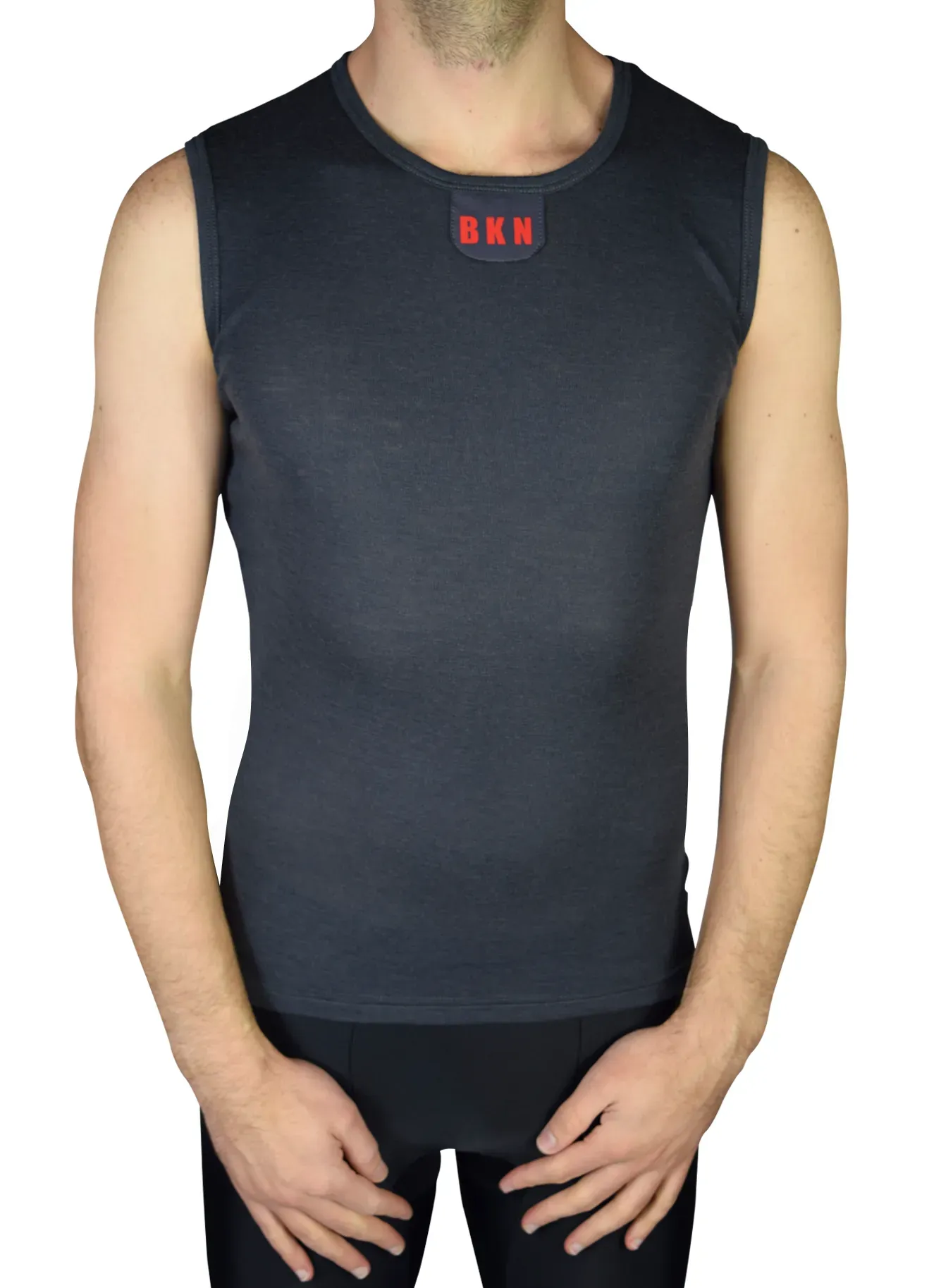 Merino Sleeveless Undershirt Grey