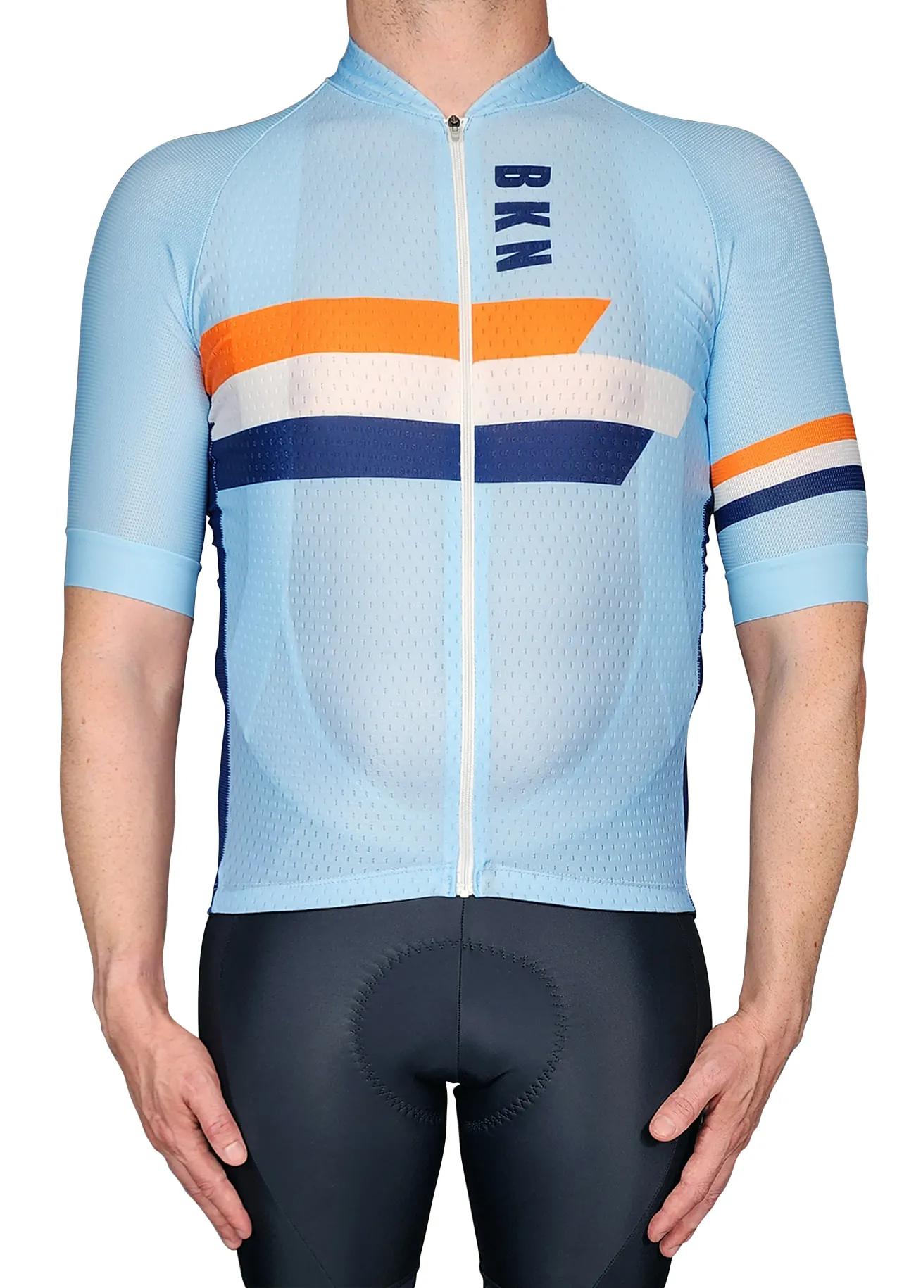 BKN Light Blue Orange Stripe_Front