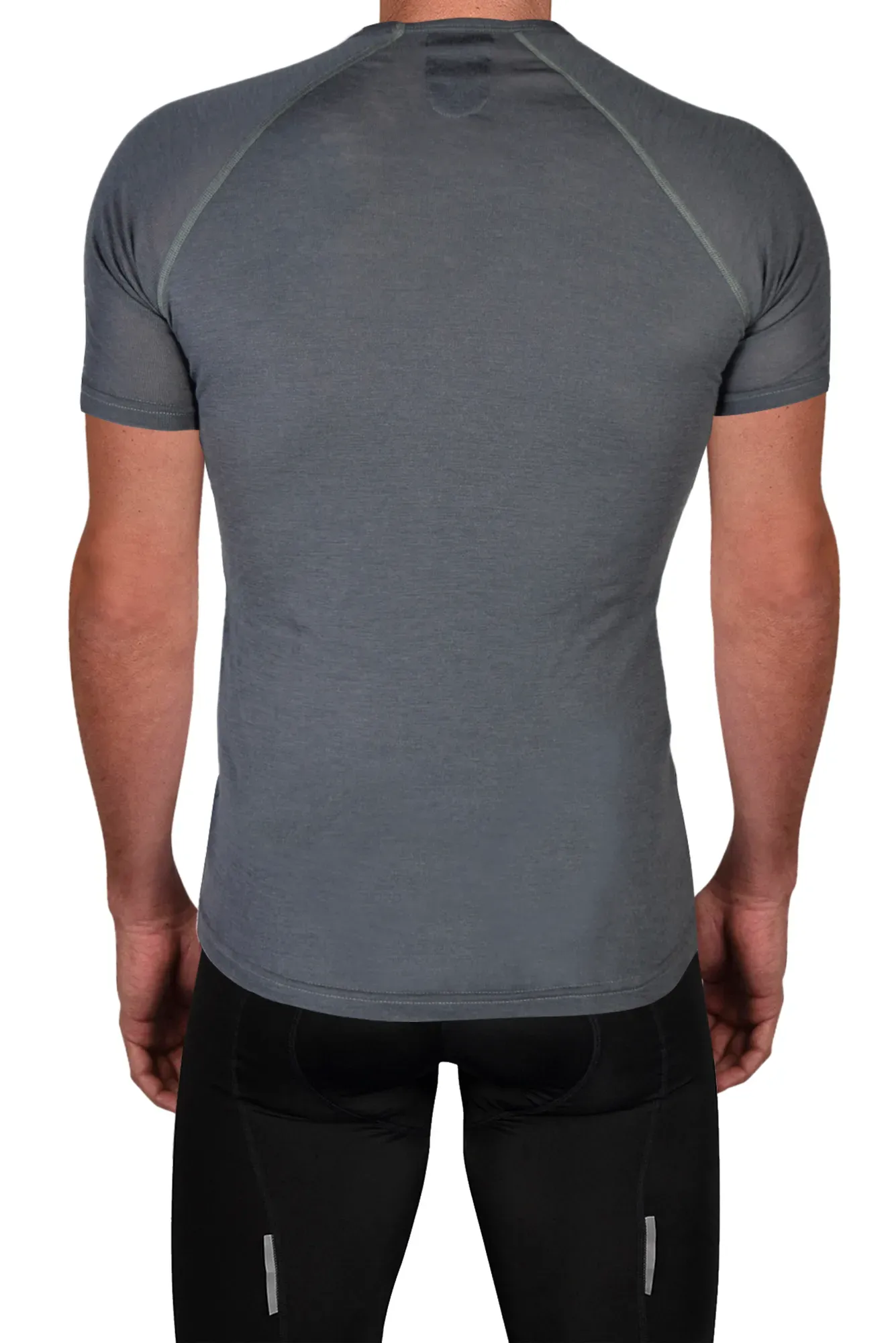 Grey-Merino Wool Base Layer