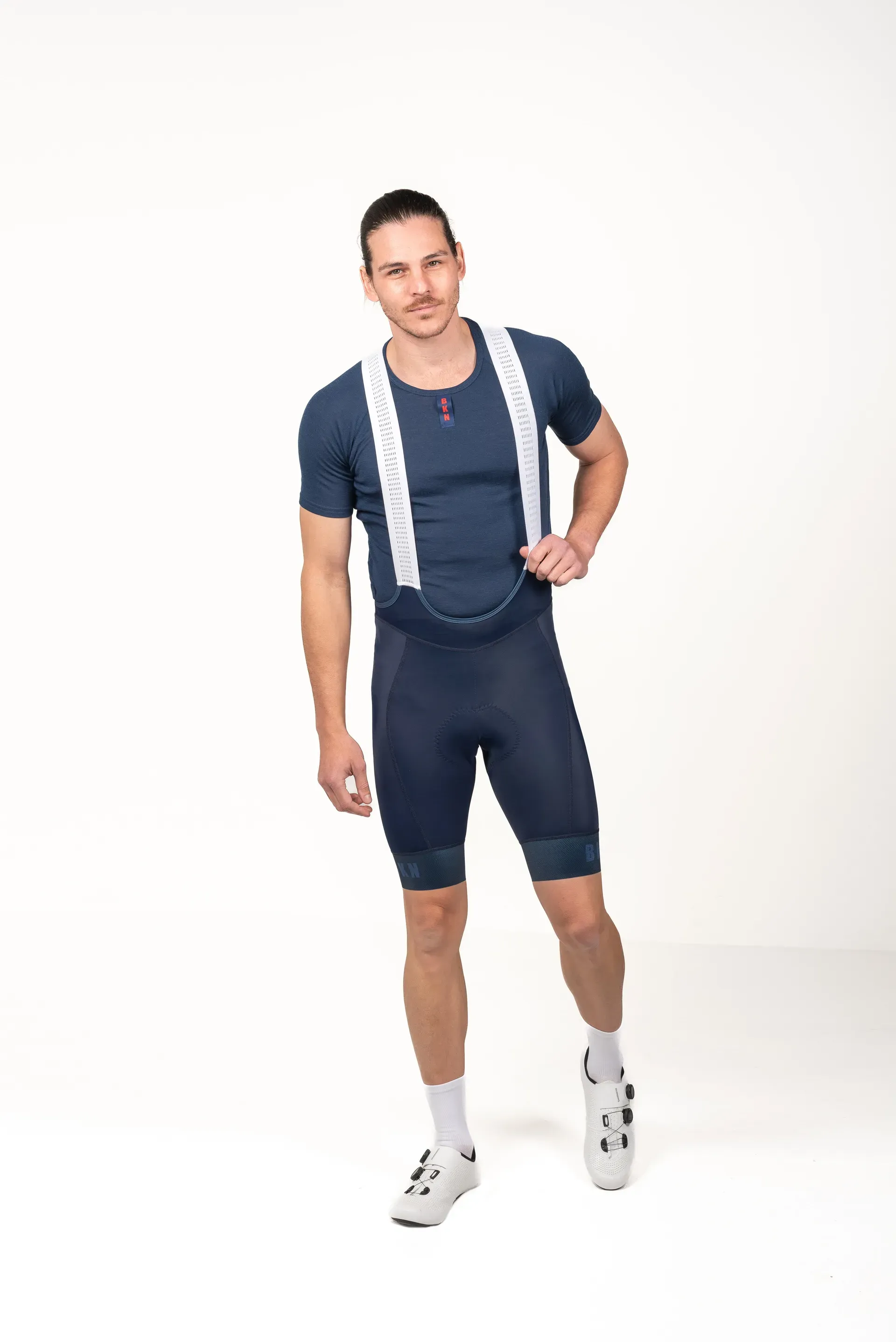 Merino Sleeved Undershirt Navy