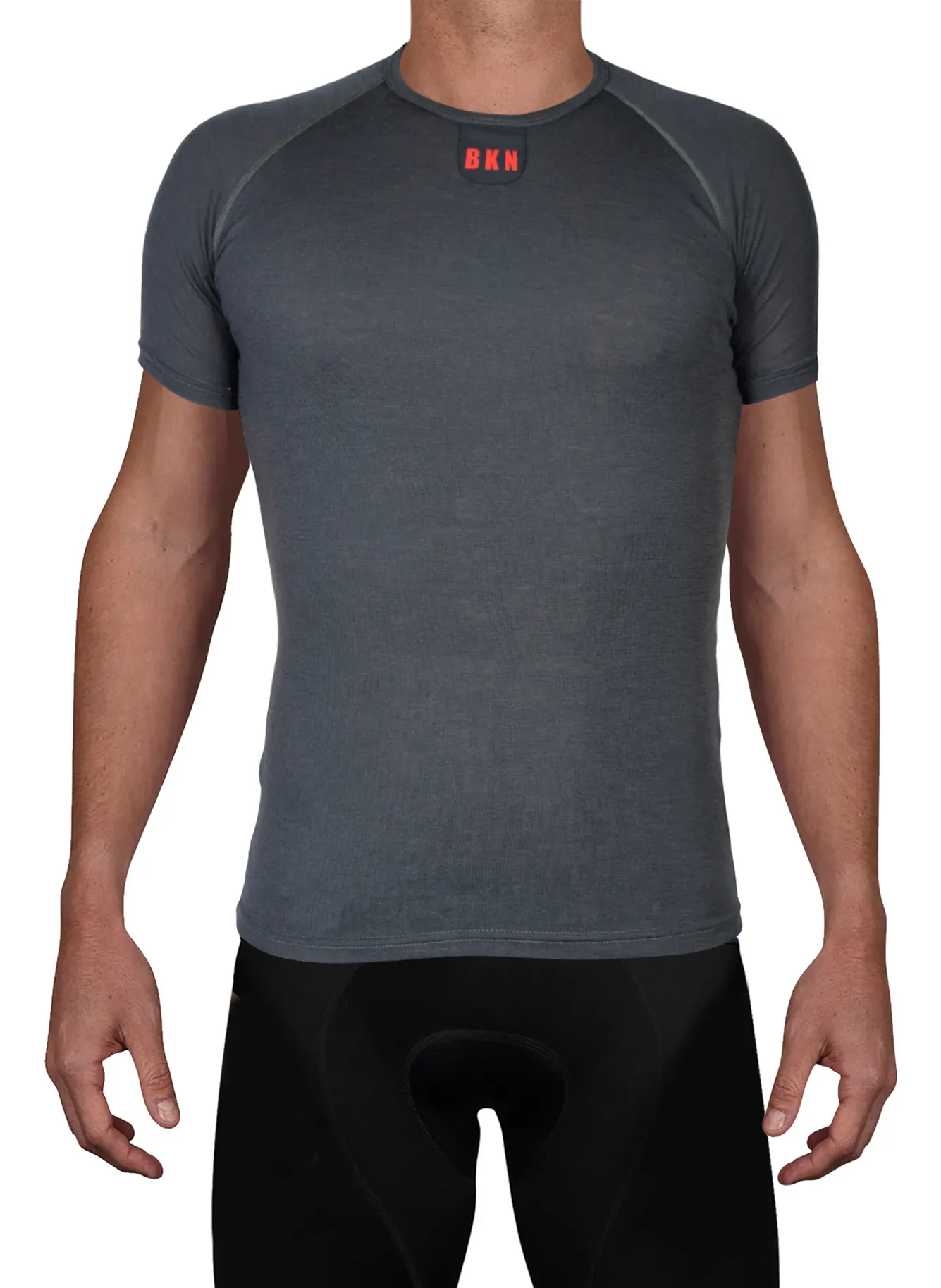 Grey-Merino Wool Base Layer